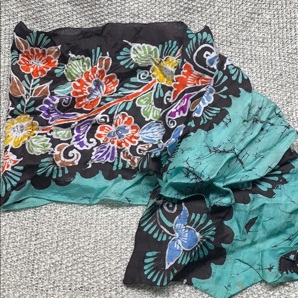 Hand Woven Silk Scarf / Tapestry